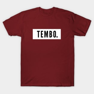 white TEMBO logo T-Shirt